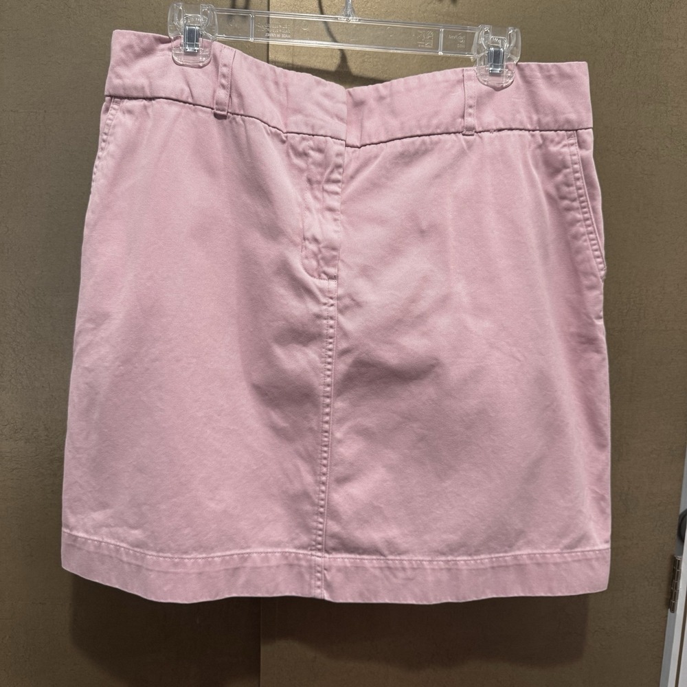Vineyard Vines Mini Skirt Women's Size 12 Pink 100% Cotton Preppy By Shep & Ian